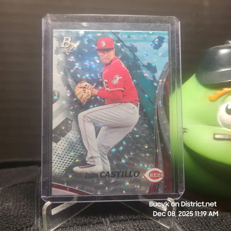 2017 Bowman Platinum Bubbles - Luis Castillo Cincinnati Reds