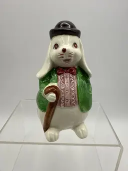 Vintage Otagiri Ceramic Rabbit Bunny Salt Shaker Japan Hand Painted