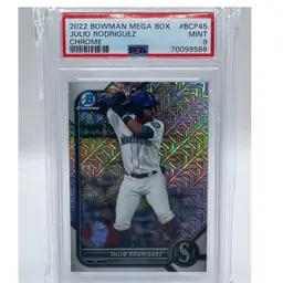 2022 Bowman Chrome Mega Box Julio Rodriguez PSA 9