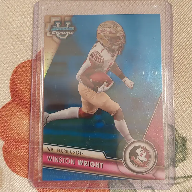 Lot of 36 College football cards. 4 auto's, 1 #'d +. Letters U V W Y Z.