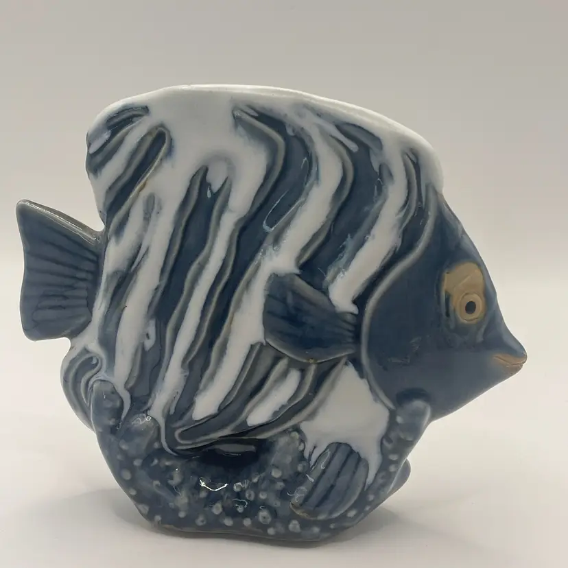 Pottery Fish Figurine
