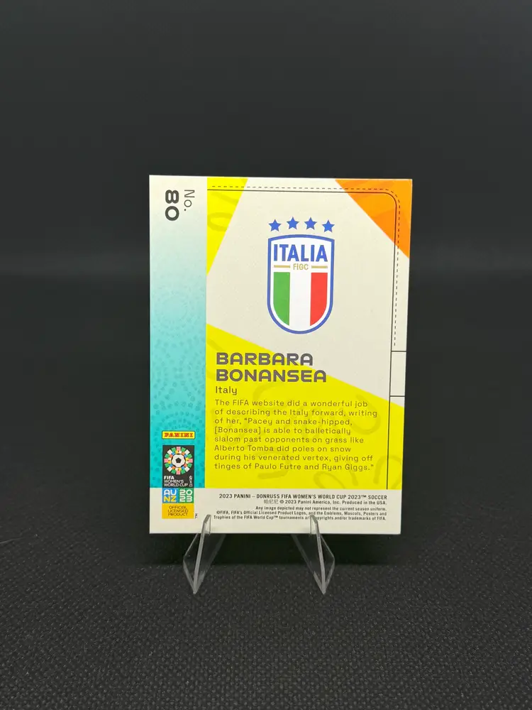 2023 Donruss FIFA Women’s World Cup Blue Barbara Bonansea /99