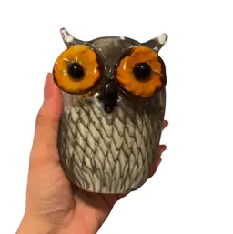 Glass Gray Owl