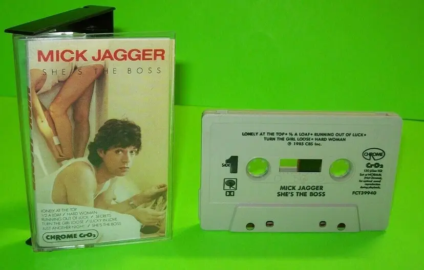 Mick Jagger She's The Boss Cassette Tape Pop Rock Rock Music Rolling Stones 1985