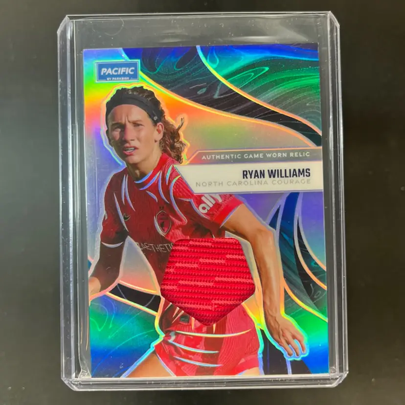 Ryan Williams 2025 Parkside Pacific NWSL Relic Soccer Card