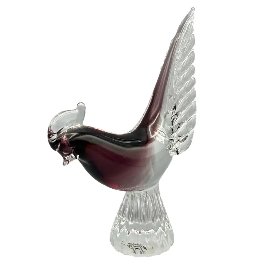 Vintage Caithness of Scotland Danbury Mint Pheasant Bird Figurine Purple Shading