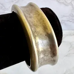 Simple Minimalist Sterling Silver Chunky Cuff Bracelet