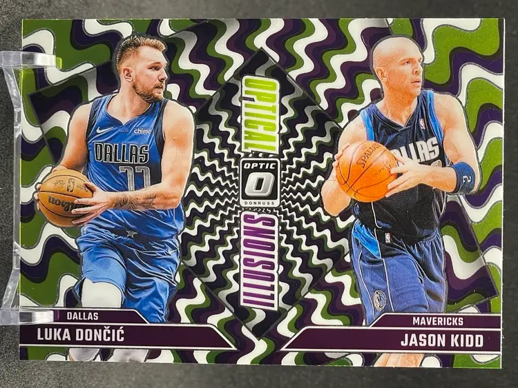 Luka Dončić & Jason Kidd 2024-25 Optic Optical Illusions #1