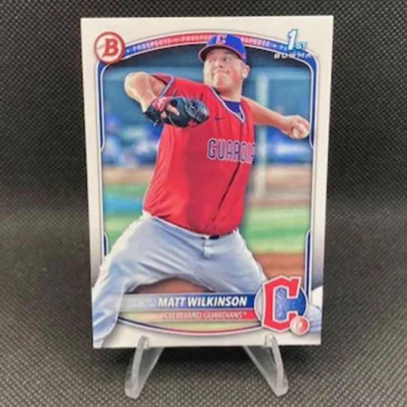 Matt Wilkinson 2025 Bowman 1st Bowman Prospect #BP-145 - Cleveland Guardians
