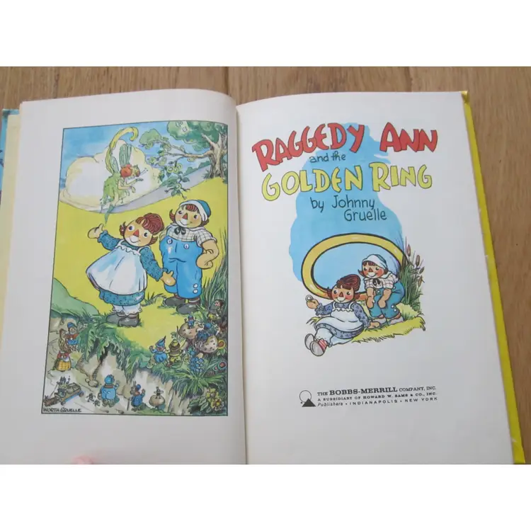 Raggedy Ann and the Golden Ring by Johnny Gruelle 1961