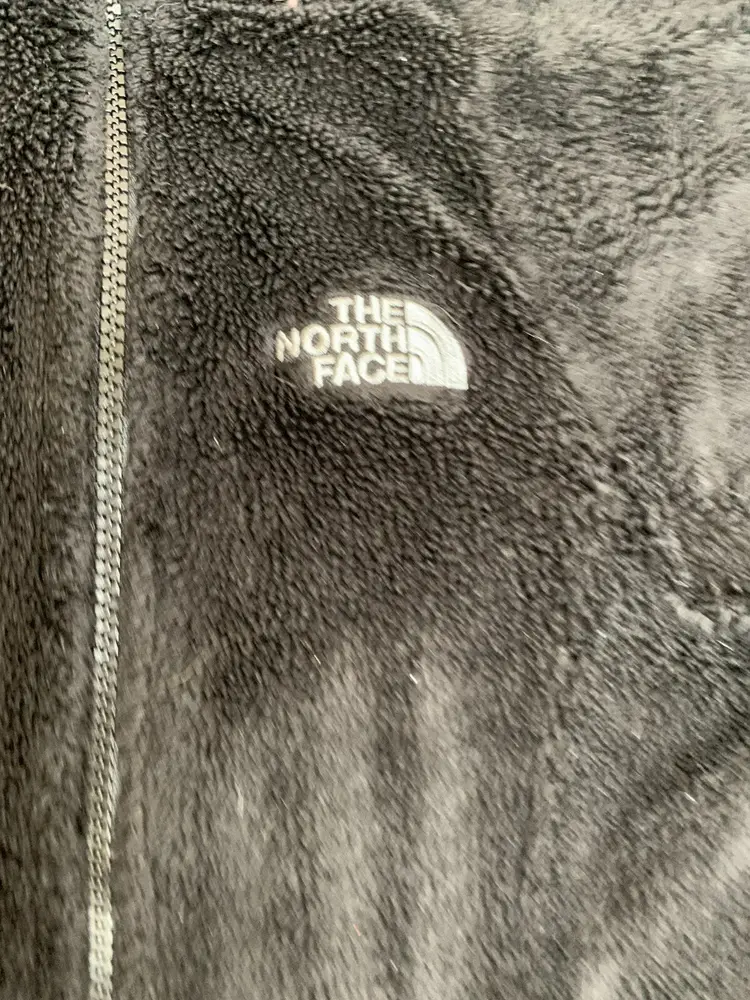 The North Face Jacket Womens Small Black Sherpa Fleece Full Zip Mock Neck Ladies