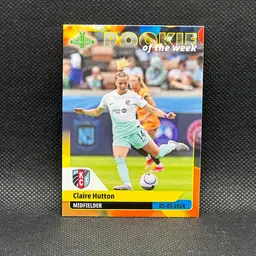 Claire Hutton Parkside NWSL 2024 Chibi Subscriber /260 Rookie Of The Week Soccer Card