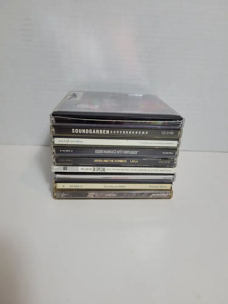 Lot of 9 Mixed Grunge & Rock Cd's See Description
