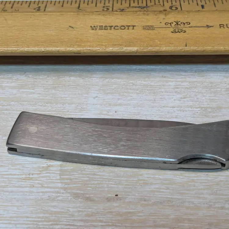 George Jones Schrade pocket knife USA 330 Don't need Rocking Chair 1992 002