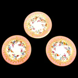 🏴󠁧󠁢󠁥󠁮󠁧󠁿🏴󠁧󠁢󠁥󠁮󠁧󠁿England (E.J.D.) Bodley  China Butter Pats 1870 -1892 No Noted Flaws 4”