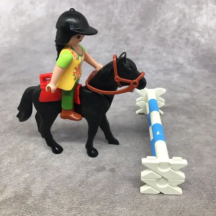 Playmobil Horse, Rider & Jumps