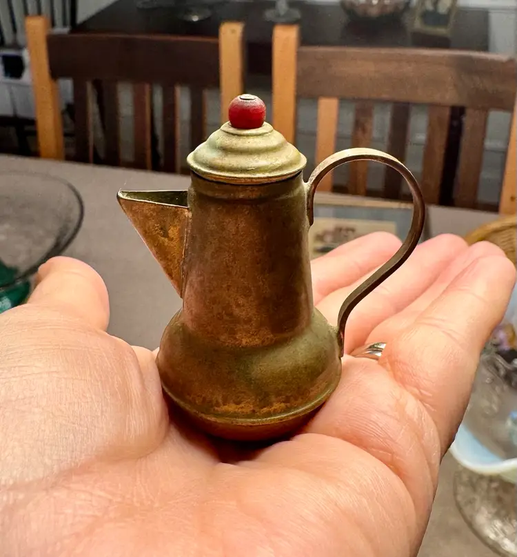Brass & Copper Mini Coffee Pot