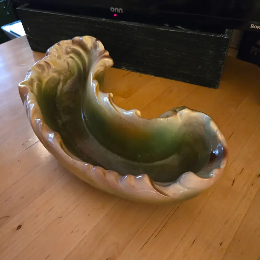 1952 Lane & Co MCM California Pottery Console Bowl 14x6"