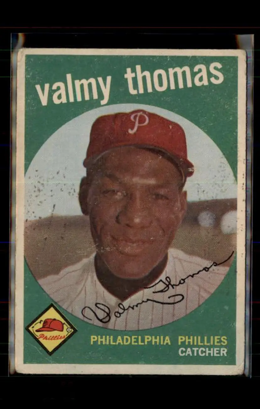 1959 Topps #235b Valmy Thomas - (pk4) - Philadelphia Phillies