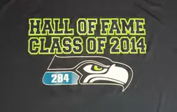 Seattle Seahawks Walter Jones HOF t-shirt NFL Football Mariners Sonics kraken
