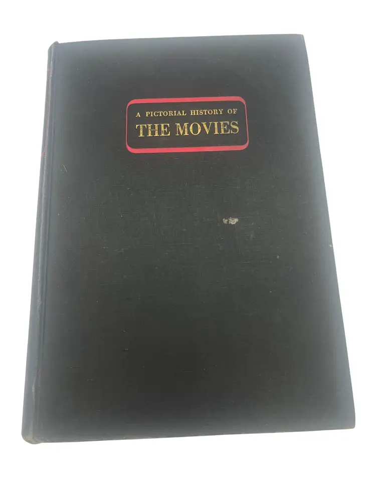 A Pictorial History Of The Movies 1943 4th Print Simon Schuster HC Vintage Book
