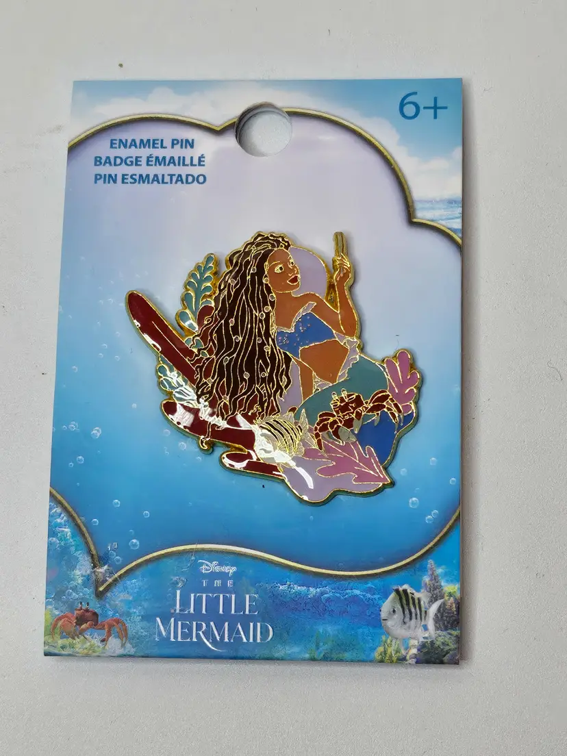 Loungefly Disney The Little Mermaid Enamel Pin New 1.5"