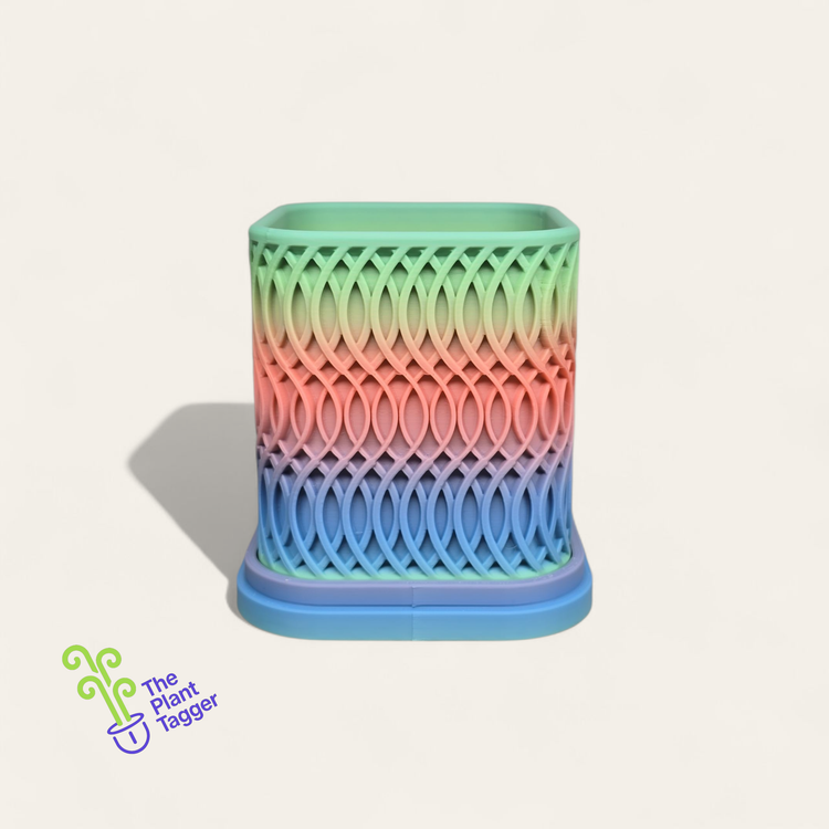 Swirly Neon Rainbow