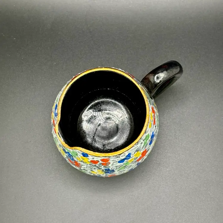 Small Painted Milk Jug Creamer England 2.75”