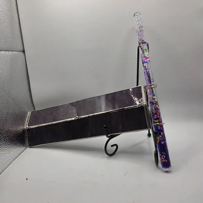 Purple Stained Glass Kaleidoscope