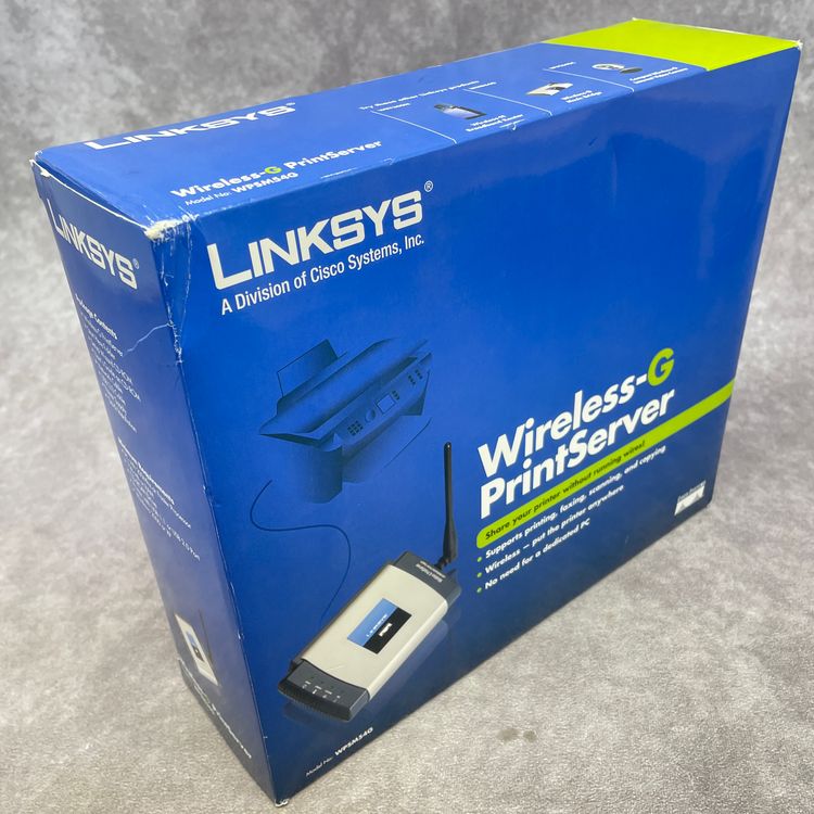 Wireless-G Print Server Model No. WPSM54G