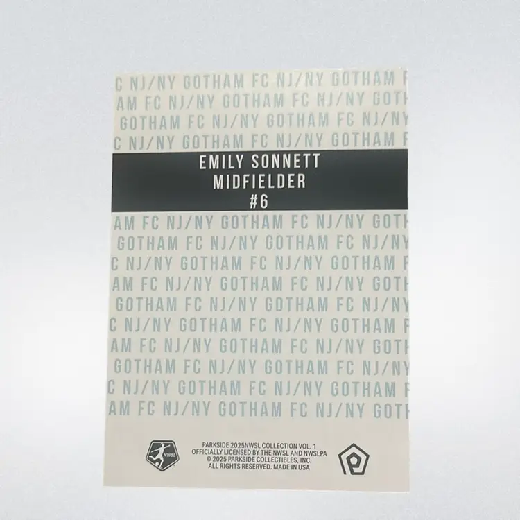 Emily Sonnett 2025 Parkside NWSL Vol. 1 Primary Insert
