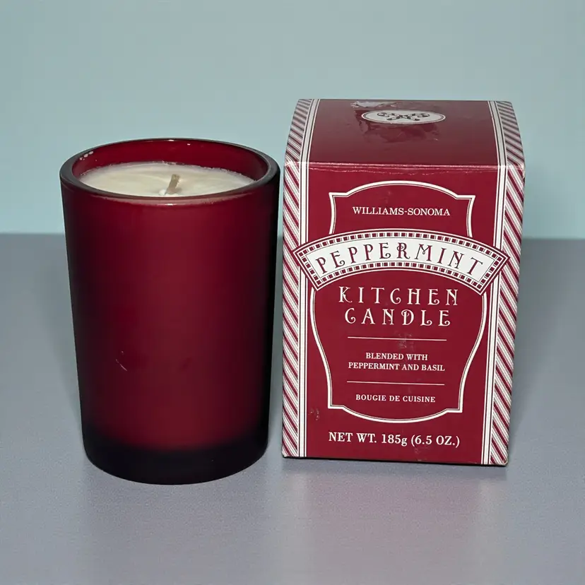 Pier 1 Deco Wick Flameless LED Pillar Candle Eucalyptus Leaves 6" NEW!