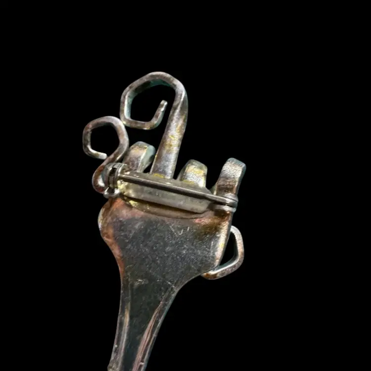 Fork Art Brooch