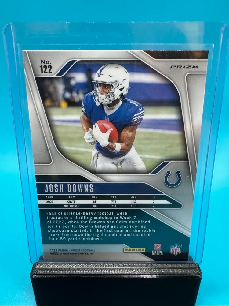 Josh Downs Prizm Silver Indianapolis Colts