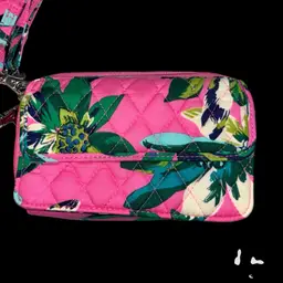Vera Bradley All In One Crossbody and Wristlet in the vibrant "Tropical Paradise" pattern.