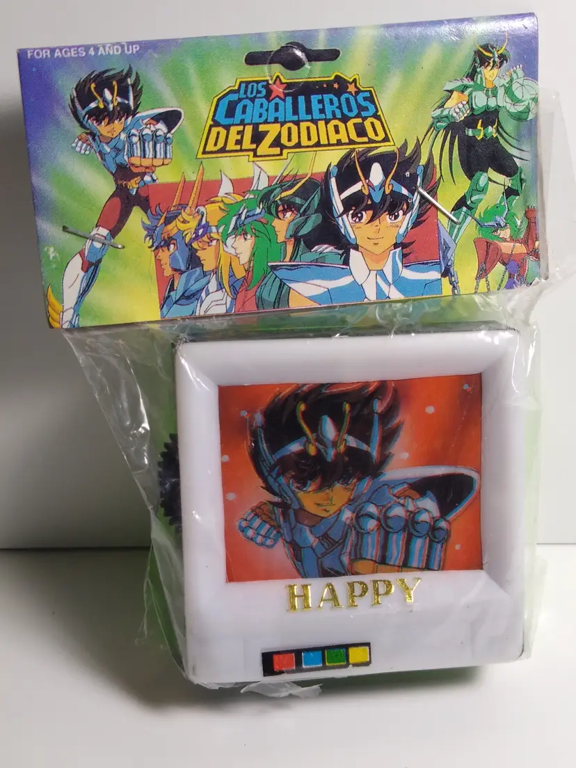 Vintage Los Caballeros del Zodiaco Saint Seiya Character Viewer Toy 1980s Green