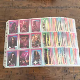 1991 Brockum Rock Cards Complete Set 1-288 80’s Hair Bands Metal Music Mint Condition