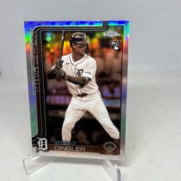2025 Topps Chrome Dillon Dingler #274 Sepia Tigers RC ROOKIE
