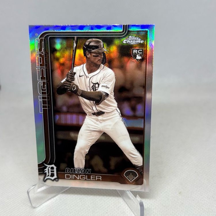 2025 Topps Chrome Dillon Dingler #274 Sepia Tigers RC ROOKIE