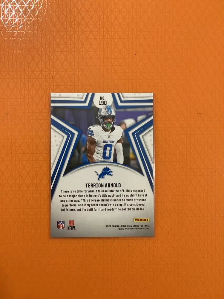 2024 Panini Donruss Elite - Rookies #137 Terrion Arnold RC Longevity