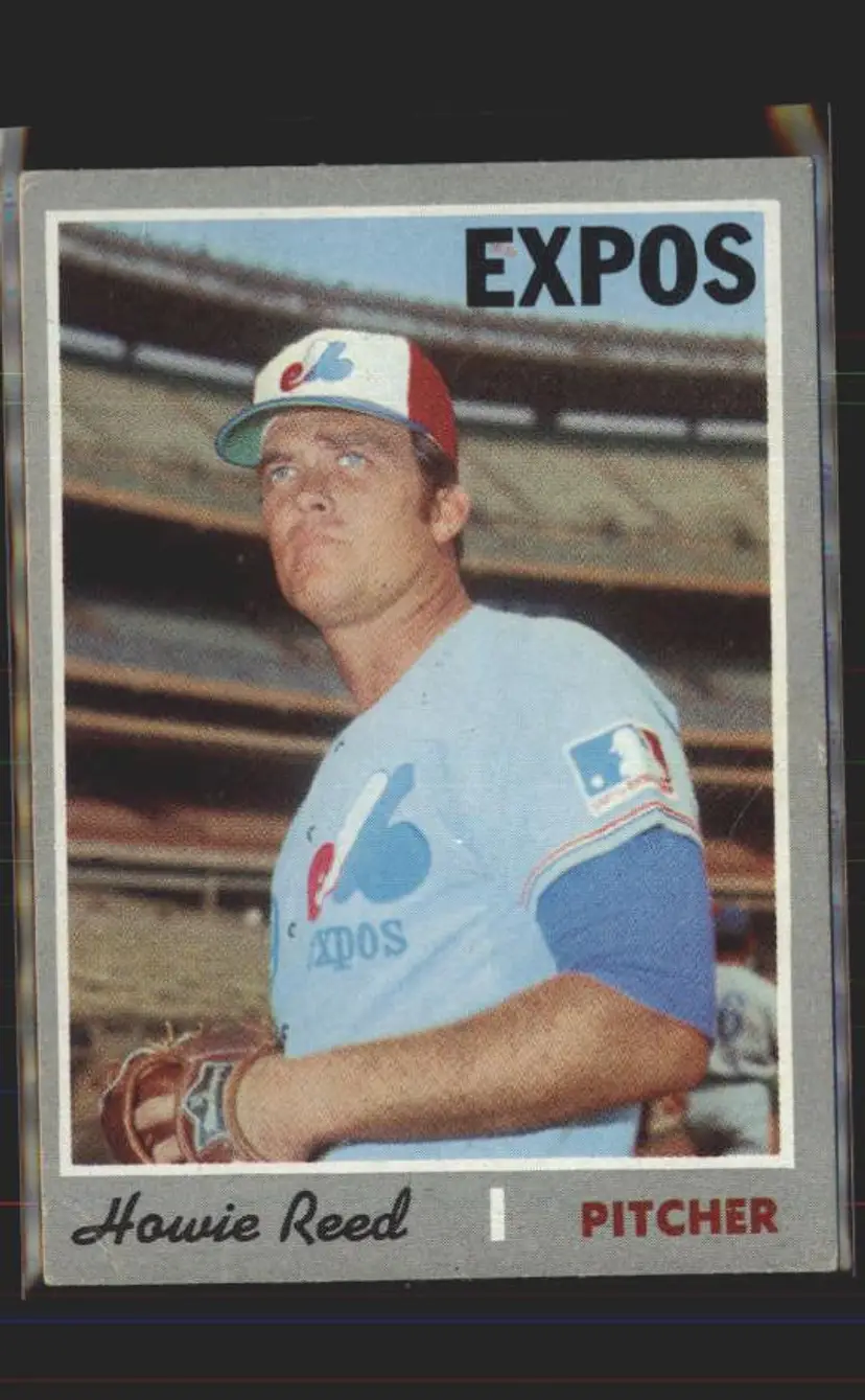 Howie Reed 1970 Topps #548 - (pk6) - Montreal Expos