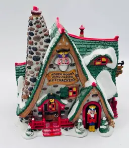 Department 56 Hand Carved Nutcracker Factory #56.56753 Christmas Village Works!