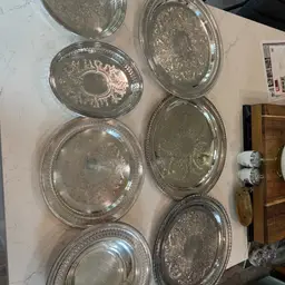 #03 - UNPRECEDENTED $5 Start Silver plate Trays!!!