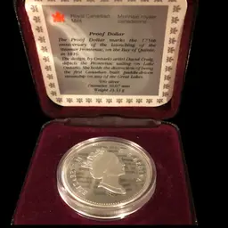 1991 Royal Canadian Mint 500 Silver 23.33g w/case & COA