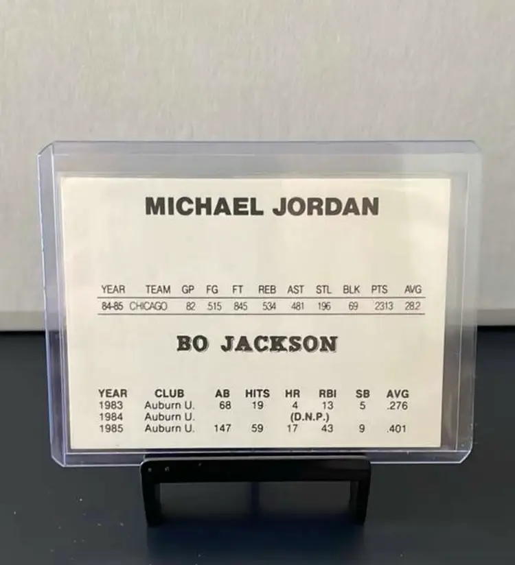 1990 Major League Prospects Michael Jordan / Bo Jackson