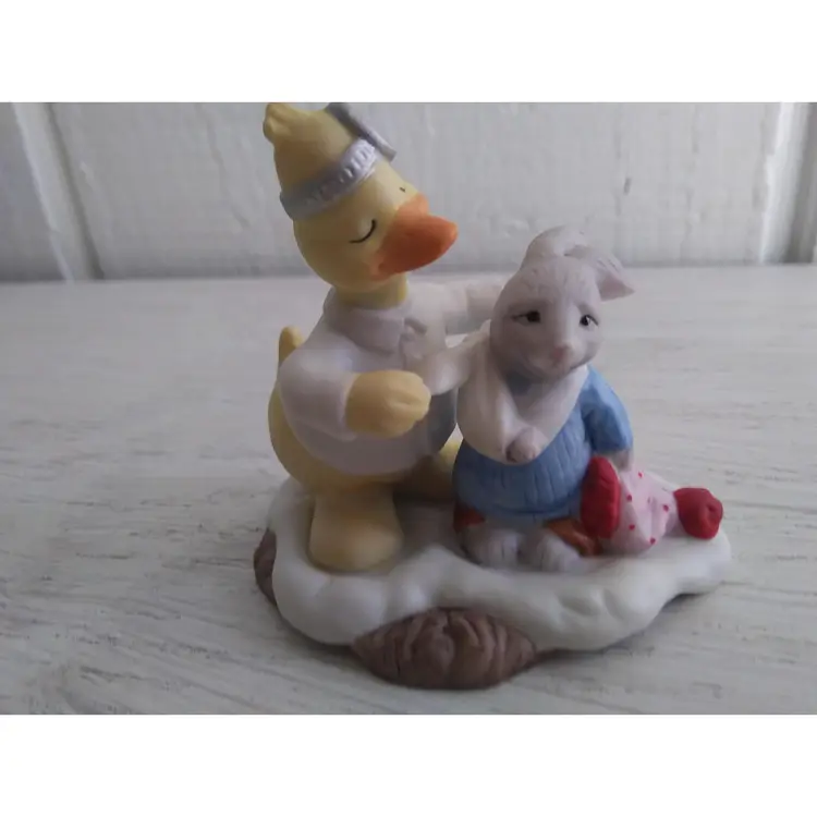 Vintage Fitz and Floyd Holiday Hamlet Dr Quack & Patient Enchanted Forest Collection