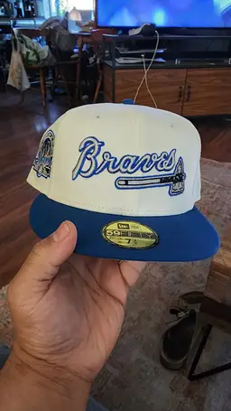 NEW ERA FITTED CAP 7 3/4 59FIFTY Atlanta Braves