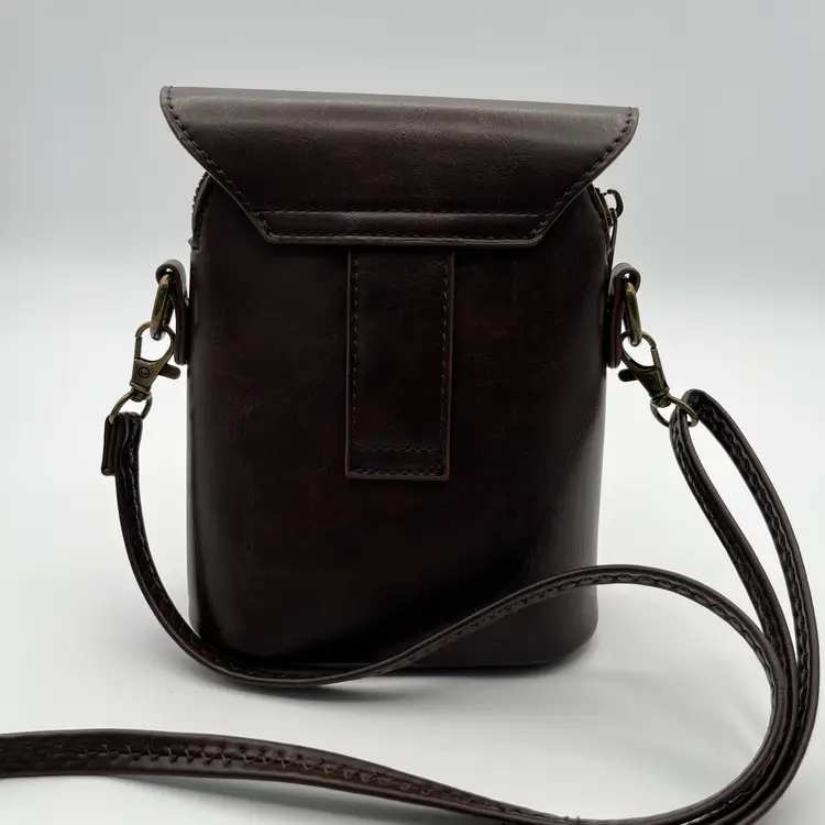 Ro Rox Brown Owl Steampunk/Gothic/Alternative PU Leather Crossbody Bag