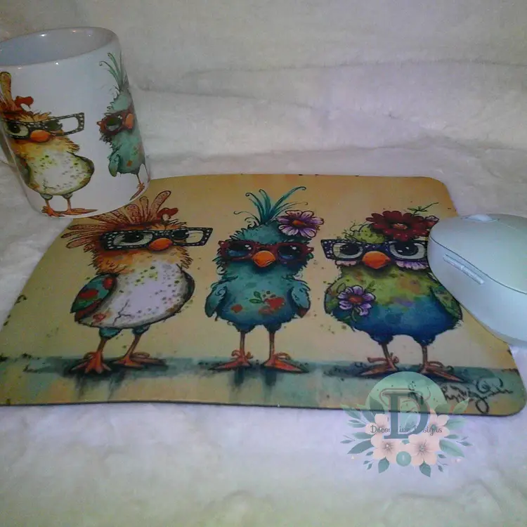 Crazy Trio Mouse Pad