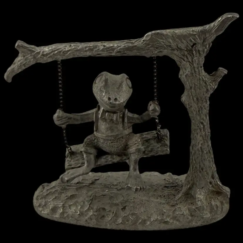 Spoontiques Pewter Swinging Frog 3โ
